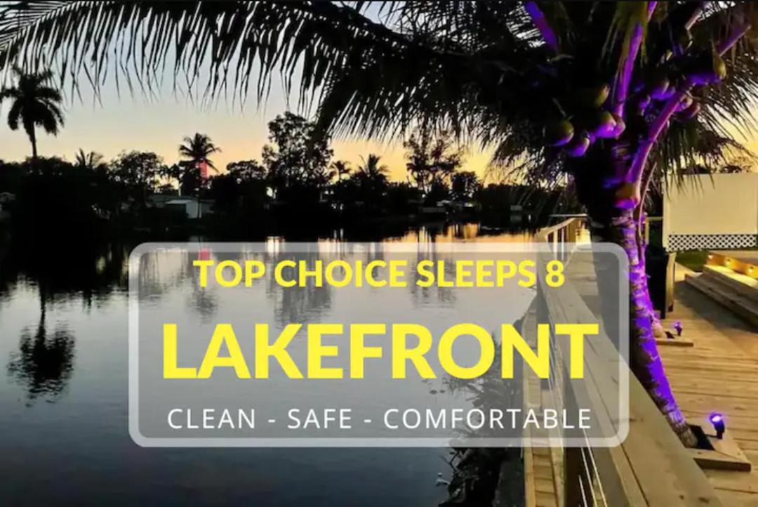 5-Star Lakefront Oasis In Hollywood-Hard Rock Casino Fort Lauderdale Luaran gambar